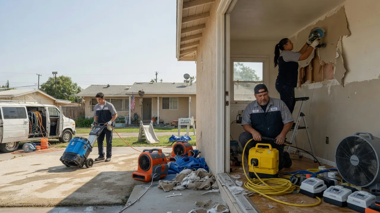 Water Damage Restoration in Italy, TX near me